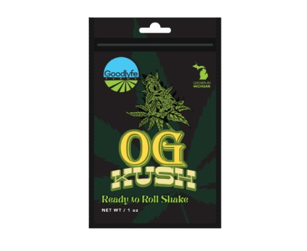 Goodlyfe Farms OG Kush Ready to Roll Shake Pack