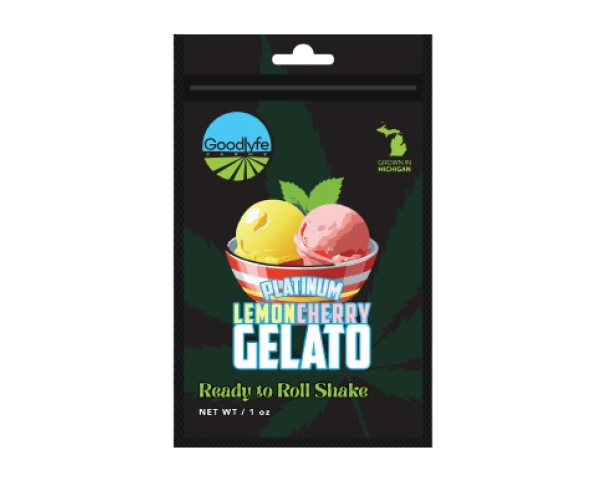 Goodlyfe Farms Platinum Lemon Cherry Gelato Ready to Roll Shake Packs