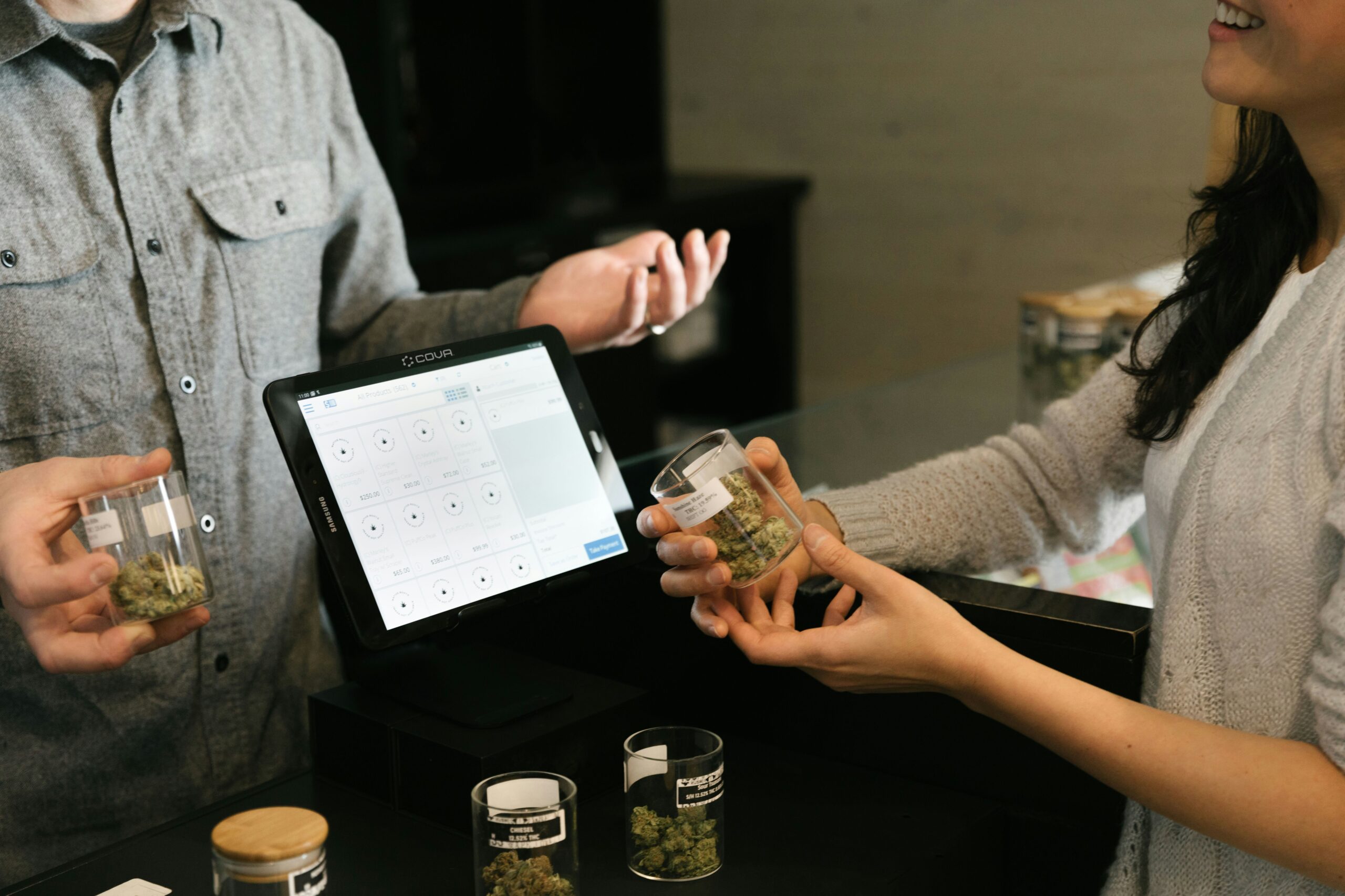 Dispensary Shop Counter